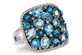 B205-96217: LDS RG 3.67 BLUE TOPAZ 3.94 TGW