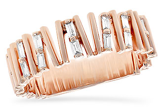 B208-68926: LDS DIA WED RG .24 TW BAGUETTES