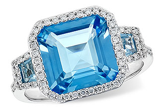 B208-71689: LDS RG 4.40 TW BLUE TOPAZ 4.60 TGW