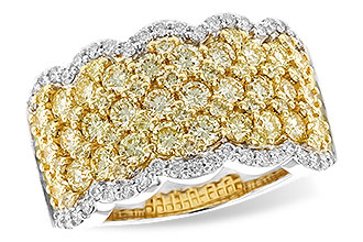 B292-29835: LDS DIA WED RG 1.90 YELLOW DIAS 2.20 TW