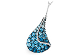 F205-96225: NECK 4.81 BLUE TOPAZ 4.94 TGW