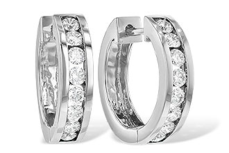 H204-12562: EARRINGS 1 CT TW