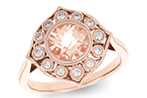 H206-86207: LDS RG .90 MORGANITE 1.05 TW