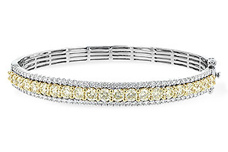 H207-76216: BANGLE 4.20 YELLOW DIAS 5.63 TW