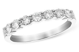 K111-42634: LDS DIA WED RG .50 TW (7 STONES)