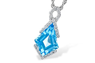M291-38916: NECK 2.40 BLUE TOPAZ 2.53 TGW